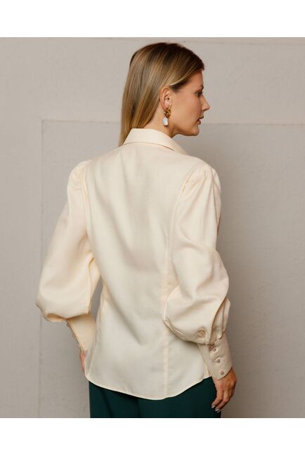 Женская рубашка animal print Персиковый от byME 