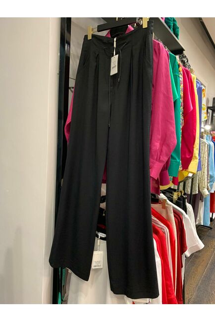 Женские брюки черные из района-135121-black от LW 