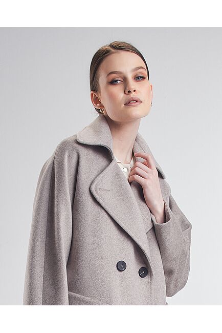 Пальто A084 Капучино от Doroteya 