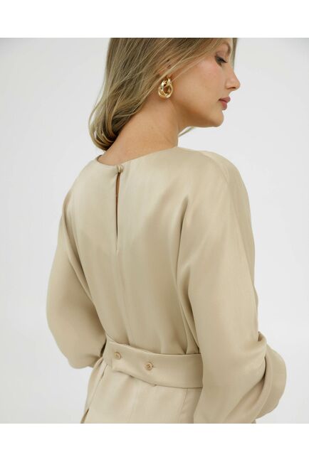 Платье бежевое - 025062 от LW 