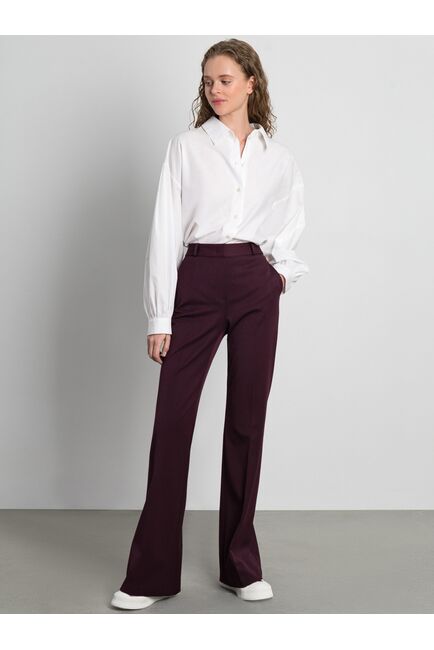 Брюки женские классические цвет марсала от byME 