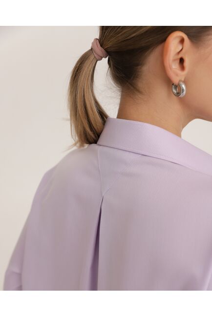 Рубашка бамбуковая фиолетовая - 8949 от byME 