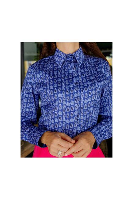 Женская рубашка банки на звёздном небе- 8574 от ByME 