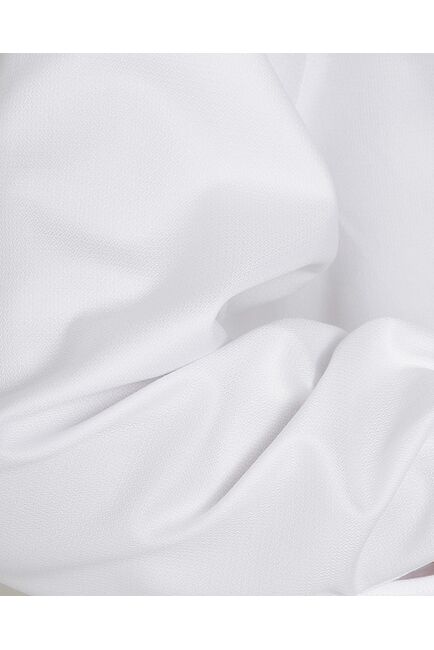 Женская рубашка с универсальным манжетом  белая из хлопка -8967 от byME 