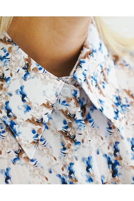 Женская рубашка под пуговицу - 8508 от byME 