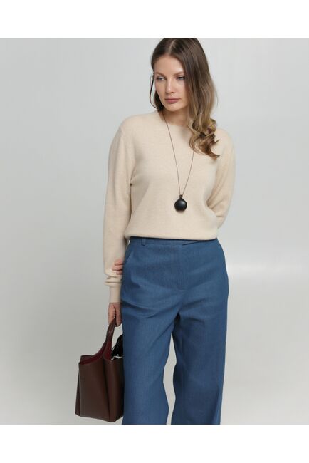 Джемпер из кашемира бежевый от byME 