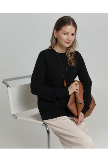 Джемпер из кашемира черный от byME 