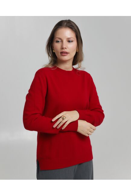 Джемпер из кашемира красный от byME 