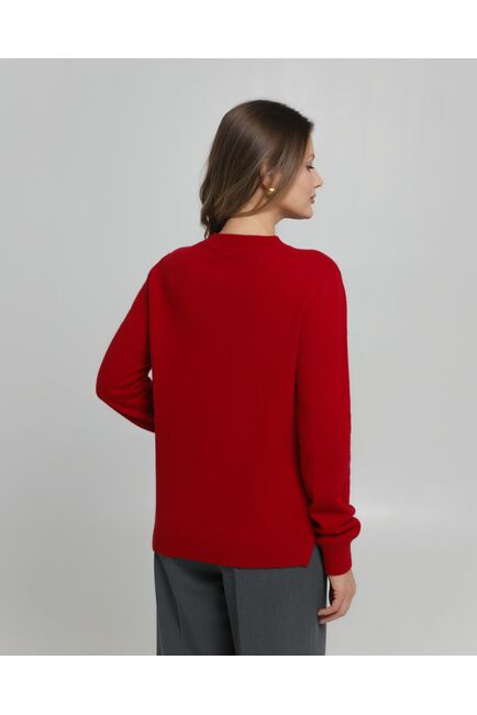 Джемпер из кашемира красный от byME 