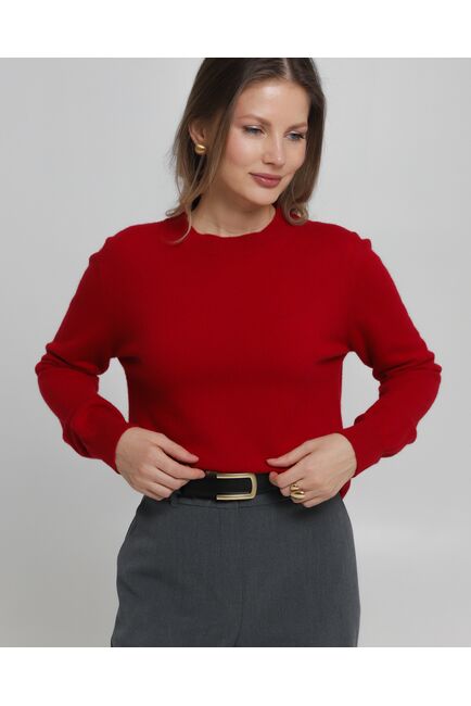 Джемпер из кашемира красный от byME 