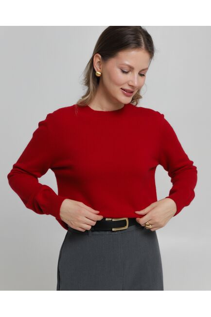 Джемпер из кашемира красный от byME 