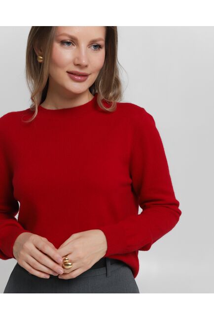 Джемпер из кашемира красный от byME 