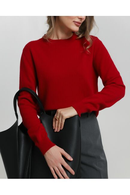 Джемпер из кашемира красный от byME 