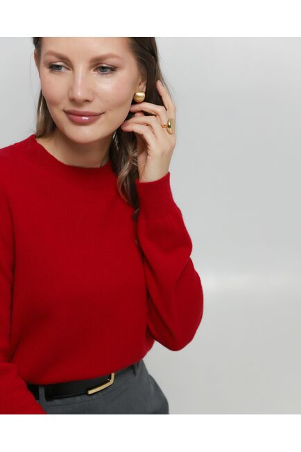 Джемпер из кашемира красный от byME 