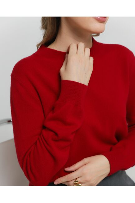 Джемпер из кашемира красный от byME 