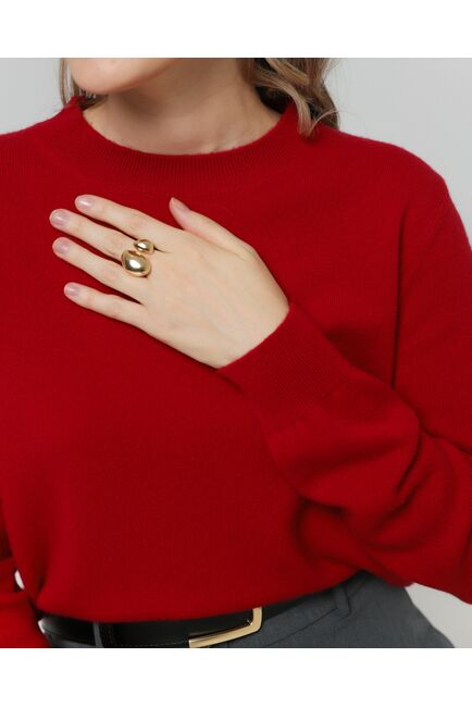 Джемпер из кашемира красный от byME 