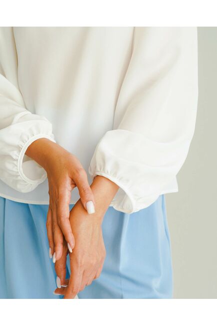 Женская блуза из натурального шёлка - 8561 от byME 