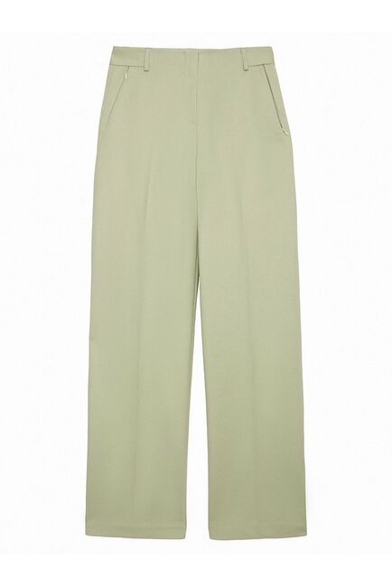 Прямые женские брюки светло-салатовые CA-2-389270M1-670 от byME 