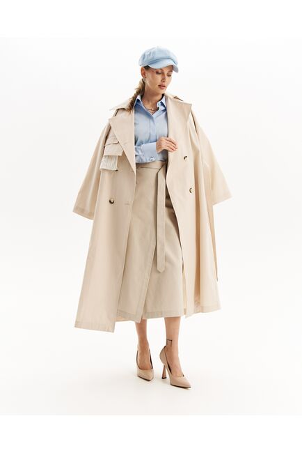 Тренч женский бежевый-32141 от  