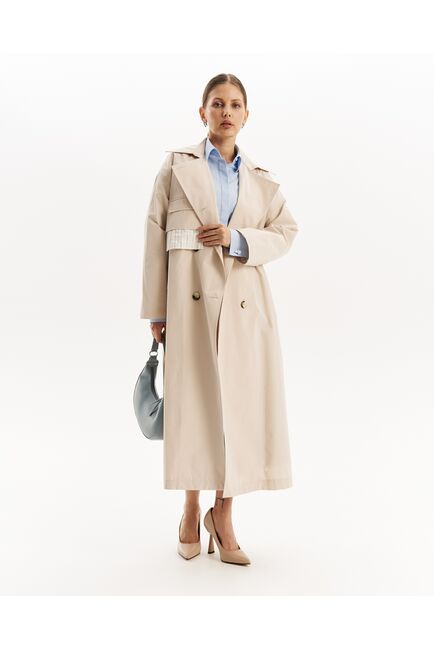 Тренч женский бежевый-32141 от  