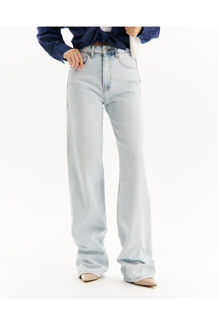 Джинсы женские голубые-32194 от  