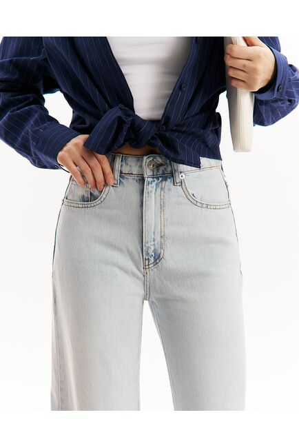 Джинсы женские голубые-32194 от  