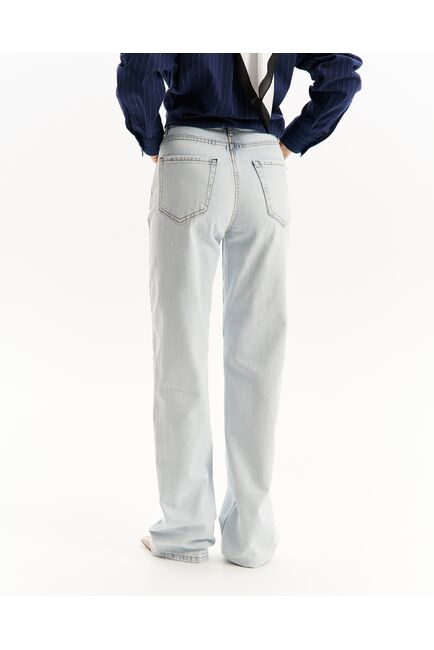 Джинсы женские голубые-32194 от  