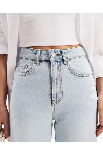 Джинсы женские светло-голубые-32195 от  
