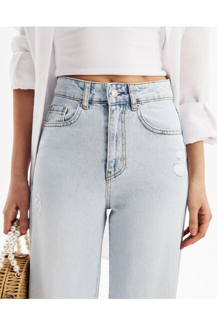 Джинсы женские светло-голубые-32195 от  