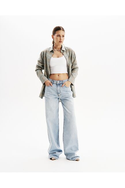 Джинсы женские голубые-32193-blue от  