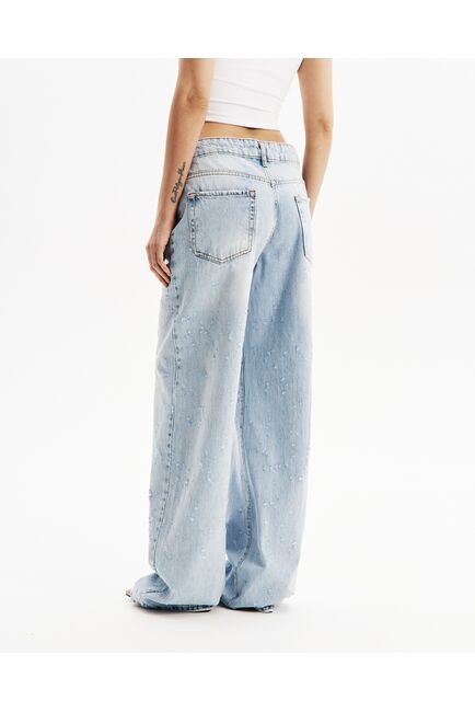 Джинсы женские голубые-32193-blue от  