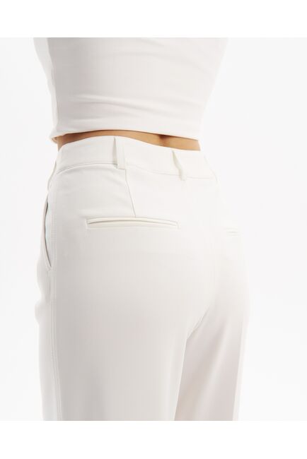 Брюки прямые в молочном цвете из вискозы  TR1-1000 от  