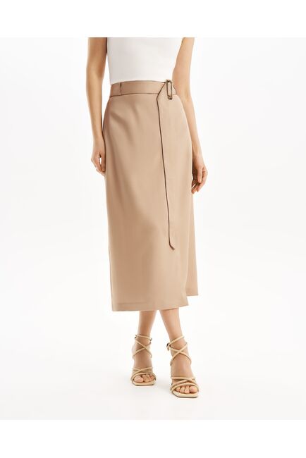 Юбка песочная на запах из тенсела SK3-1001 от byME 