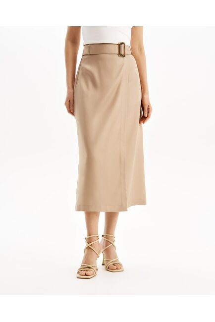 Юбка песочная на запах из тенсела SK3-1001 от byME 