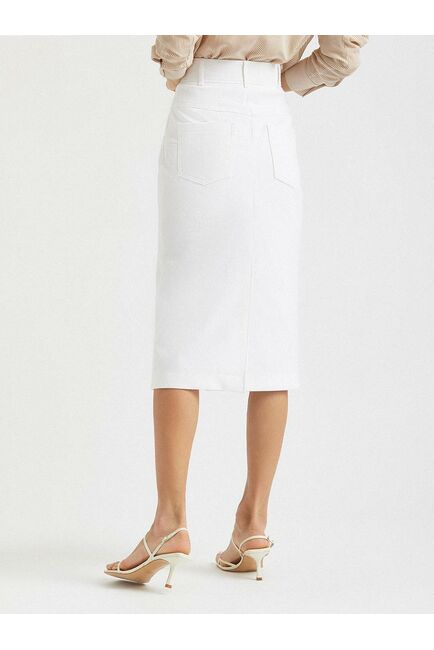 Юбка на пуговицах белая от ByME 