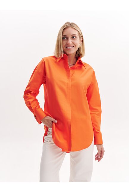 Женская рубашка из тенсела-9003 от byME 