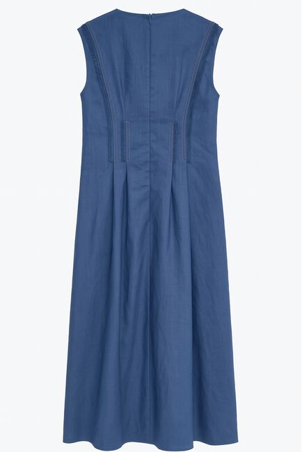 Платье темно-синее изо льна от LW 