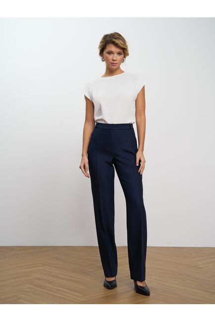 Брюки женские темно-синие - 3-29105_50068[140] от byME 