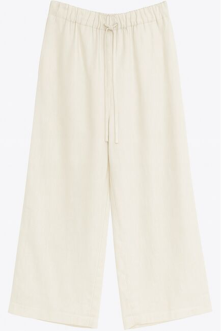 Женские брюки изо льна кремового цвета от LW 