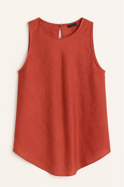 Женский топ изо льна кирпичного цвета-LW-375037 от LW 