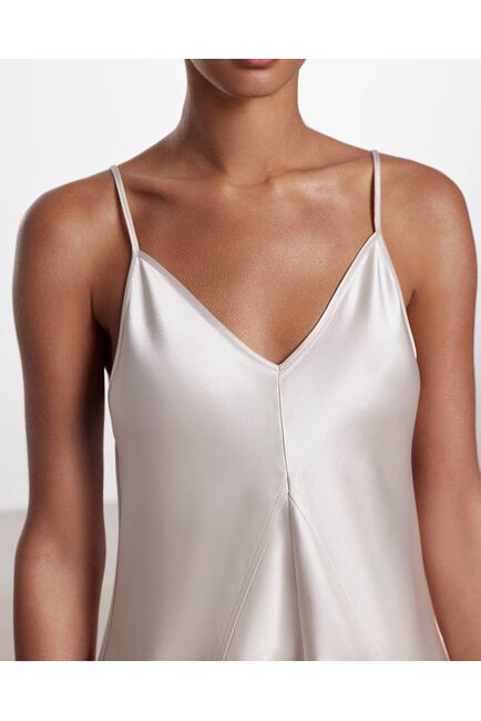 Топ из вискозы бежевый-375038 от LW 