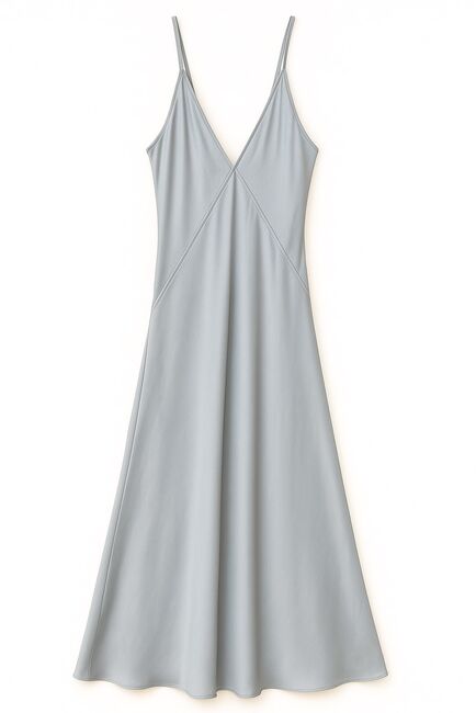 Женское платье голубое из вискозы -025100 от LW 