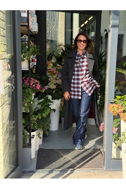 Пальто из Вирджинской шерсти цвет Антрацит-A087 от Doroteya 