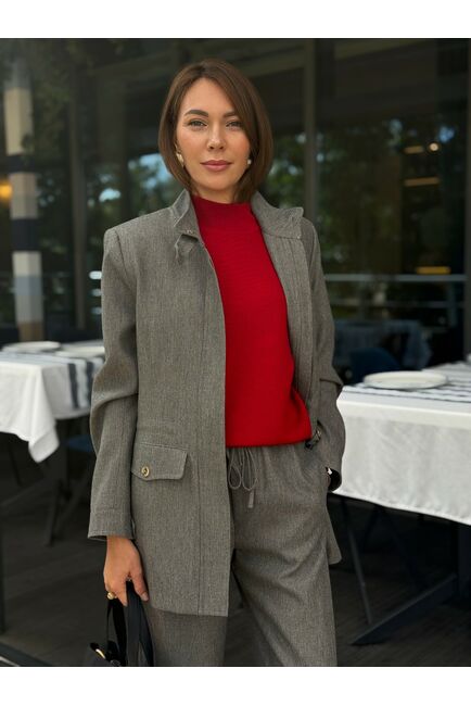 Жакет в сером цвете MS5135 от  