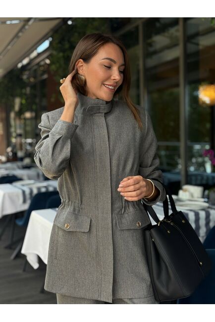 Жакет в сером цвете MS5135 от  