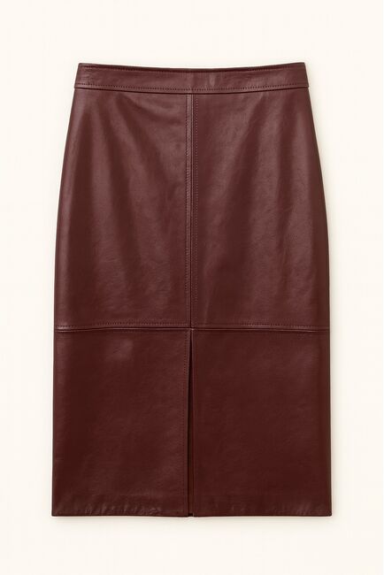 Юбка женская цвет бургунди-MS5806 от  