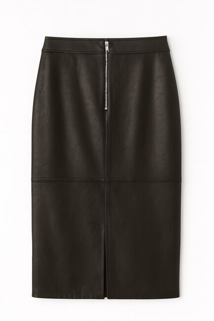 Юбка женская цвет шоколадный-MS5806 от  