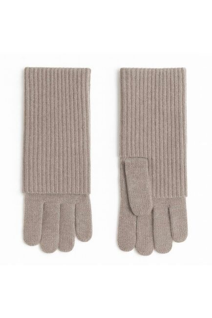 Перчатки из кашемира-S1402-cappuccino от byME 