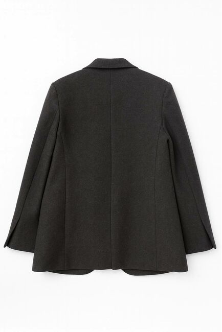 Жакет темно-серый  с добавлением шерсти LW-125016 от Luisa Wang 