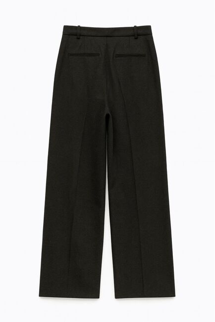 Женские брюки с добавлением шерсти  темно-серые 135028 от Luisa Wang 